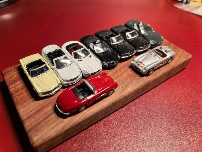 Georgia 1:100 - Modelauto (9) - Mercedes-Benz Cabriolet, Hobby en Vrije tijd, Modelauto's | 1:5 tot 1:12