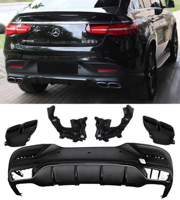 Geschikt voor Mercedes C292 GLE-Klasse COUPE diffuser + uitl, Verzenden, Nieuw