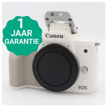 Canon EOS M50 mark II body wit | Tweedehands, Audio, Tv en Foto, Verzenden, Zo goed als nieuw, Canon
