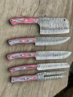 Keukenmes - Kitchen knife set - Staal, Hout - Duitsland, Antiek en Kunst