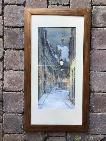 Walter Neuhof (1904-1982) - Jodenstraatje in Maastricht, Antiquités & Art