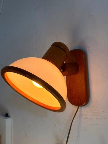 Steinhauer - Wandlamp - Hout, Glas