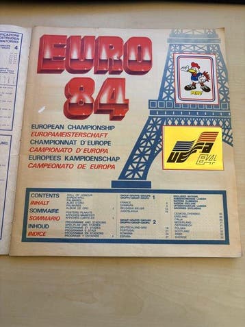 1984 Panini Euro 84 Sticker album Sticker album - Good (GD), Verzamelen, Nieuw