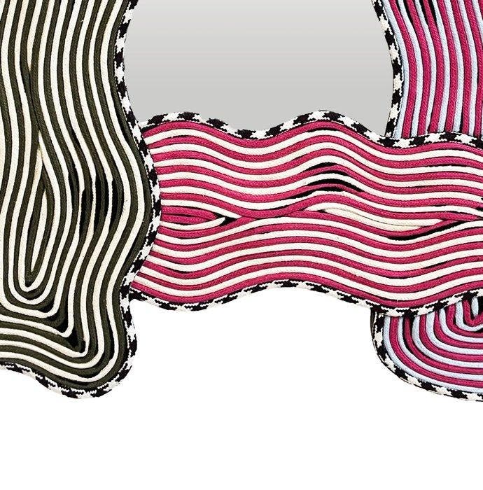Wendy Andreu - Miroir mural- Frame Mirror - Coton - Frame, Antiek en Kunst, Kunst | Designobjecten