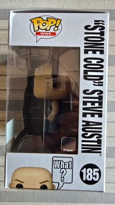 Funko - Funko Pop - Stone Cold Steve Austin What? WWE #185, Antiek en Kunst, Antiek | Speelgoed
