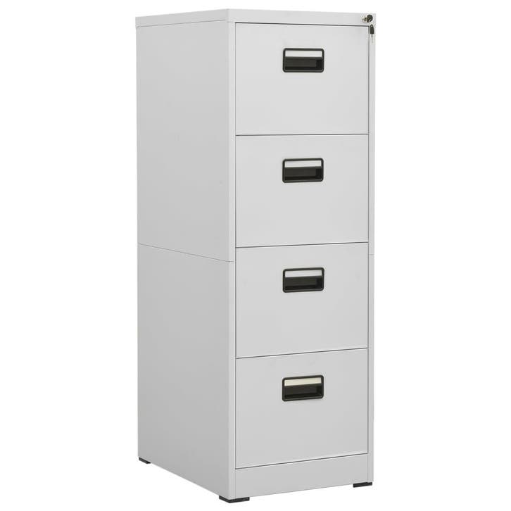 vidaXL Archiefkast 46x62x133 cm staal lichtgrijs, Huis en Inrichting, Kasten | Overige, Nieuw, Verzenden