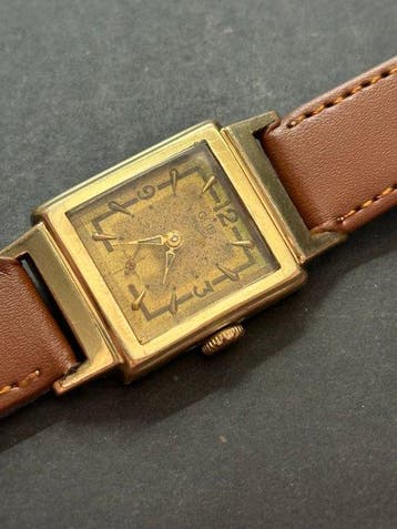 GUB Glashütte - Art Deco Sub Second Tank - Sans prix de, Nieuw
