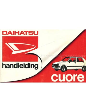 1985 DAIHATSU CUORE INSTRUCTIEBOEKJE NEDERLANDS, Auto diversen, Handleidingen en Instructieboekjes
