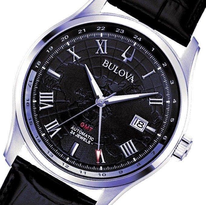 Bulova - Collezione Wilton GMT Black - Automatique - Homme -, Bijoux, Sacs & Beauté, Montres | Hommes