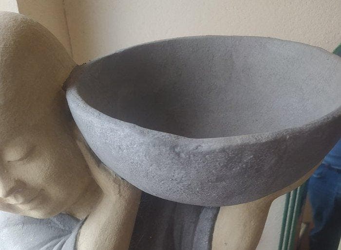 Vasque pour oiseaux - fibre de verre, Antiquités & Art, Curiosités & Brocante