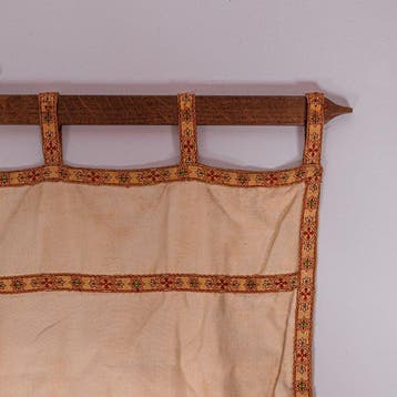 Fanion, pélican brodé - Textile - 1850-1900, Antiek en Kunst, Kunst | Niet-Westerse kunst