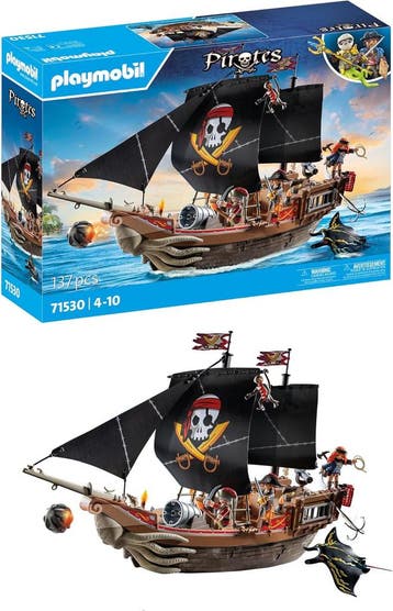 Playmobil Piratenschip 137-delig | Retour deal | 34% Korting, Kinderen en Baby's, Speelgoed | Playmobil, Verzenden, Zo goed als nieuw