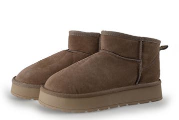 Manfield Snowboots in maat 39 Beige, Kleding | Dames, Schoenen, Verzenden, Beige, Snowboots, Zo goed als nieuw