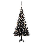 vidaXL Kunstkerstboom met verlichting en kerstballen 180 cm, Diversen, Verzenden, Nieuw
