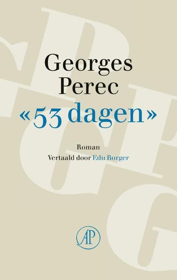 53 dagen 9789029550567 Georges Perec, Verzenden, Zo goed als nieuw, Georges Perec