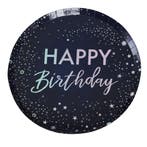 Happy Birthday Borden Sterretjes 24,5cm 8st, Verzenden