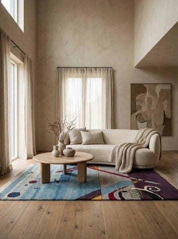 Tapis - 239 cm - 186 cm - Tapis noué à la main de Konya, Maison & Meubles