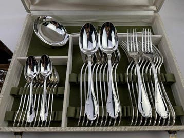 Fleuron (Christofle) France - Tafelservies voor 12 (49) -