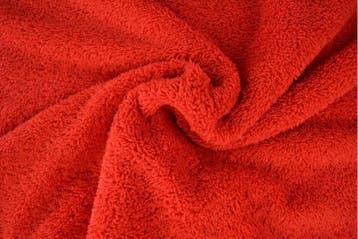 10 meter badstof rood - 150cm breed, Verzenden, 120 cm of meer, Katoen, Rood