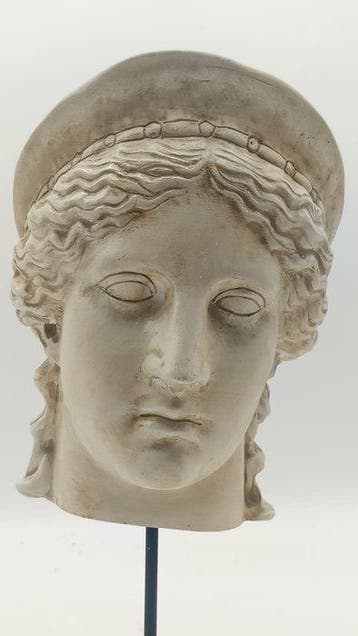 sculptuur, Testa di Era Ludovisi - 36 cm - marmerpoeder
