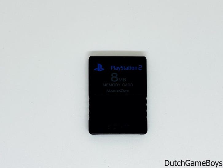 Playstation 2 / PS2 - Memory Card - 8 MB - Original - Black, Games en Spelcomputers, Spelcomputers | Sony PlayStation 2, Gebruikt