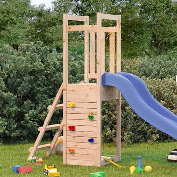 vidaXL Speelhuis 53x46,5x169 cm massief grenenhout, Kinderen en Baby's, Verzenden, Nieuw