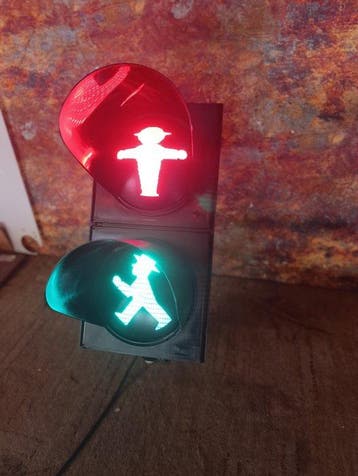 Stoplicht - Kunststof, metaal - Ampelmännchen
