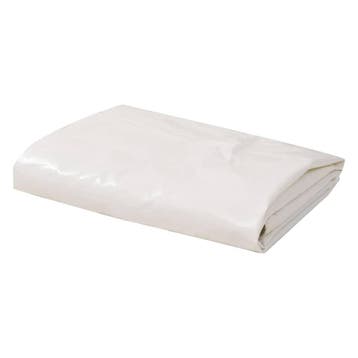 vidaXL Dekzeil 650 g/m² 5x6 m wit, Verzenden
