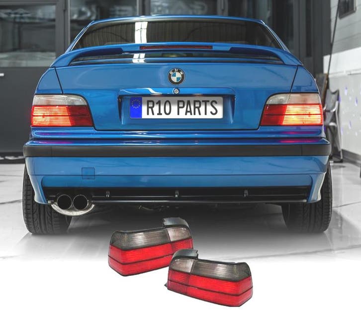 FEUX ARRIÈRE BMW E36 COUPÉ FUMÉ ROUGE LOOK M3, Autos : Pièces & Accessoires, Éclairage, Envoi