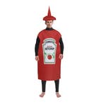 Ketchup Fles Pak voor Volwassenen - Verkleedpak Universele M, Verzenden, Nieuw