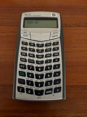 Hewlett Packard HP-33s Scientific Calculator - Computer -