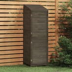 vidaXL Tuinschuur 55x52x174,5 cm massief vurenhout, Verzenden, Nieuw
