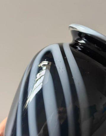 Vase - Céramique - Vase en verre artistique tourbillonné