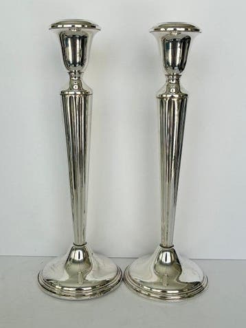 EMPIRE - Chandelier (2) - Argent 925 - Bougeoirs en argent
