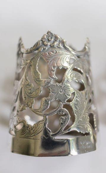 Servetring (2) - .925 zilver - Zilveren servetringen