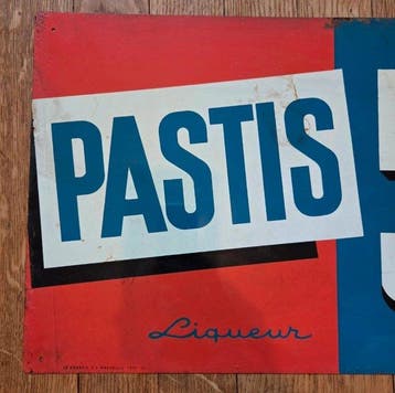 D. Andreis Marseille - Grote lithografische reclameplaat van