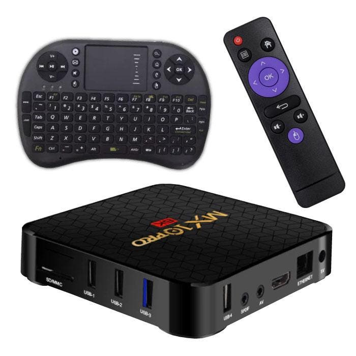 MX10 Pro 6K TV Box Mediaspeler Android 9.0 Kodi - 4GB RAM -, TV, Hi-fi & Vidéo, Accessoires de télévision, Envoi