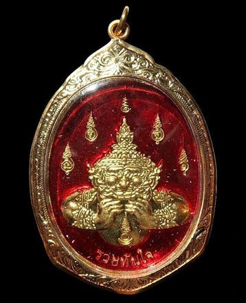 Gouden reliquhouder Rahu en Garuda – De Eclips en de Vlucht
