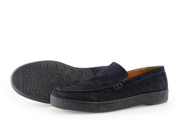 Manfield Loafers in maat 40 Blauw, Verzenden, Loafers