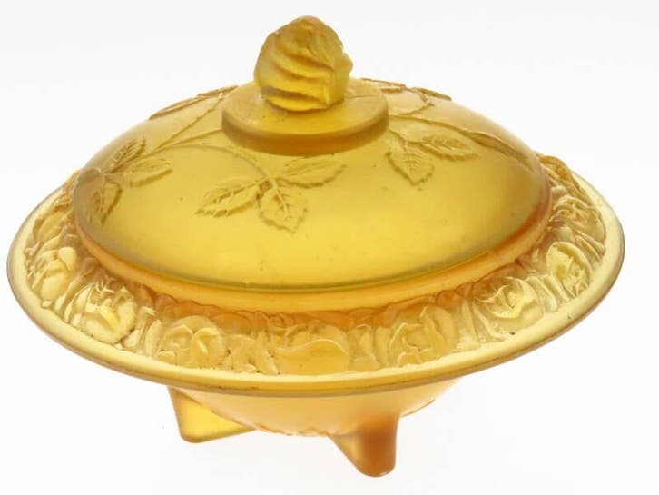 Bonbonière van persglas, Antiquités & Art, Antiquités | Verre & Cristal, Envoi