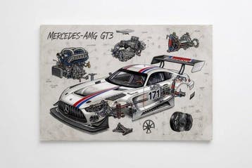 ROW - Mercedes-AMG GT3 Blueprint - ÉDITION UNIQUE 1/1 -