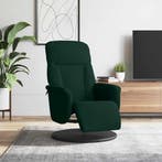 vidaXL Verstelbare fauteuil met voetensteun fluweel, Verzenden, Nieuw