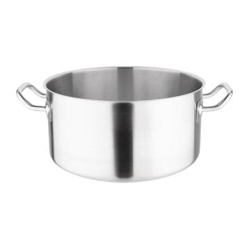 Kookpan | RVS | 12.5L | Div. Warmtebronnen | Ø320x166(h)mm, Verzenden, Nieuw in verpakking