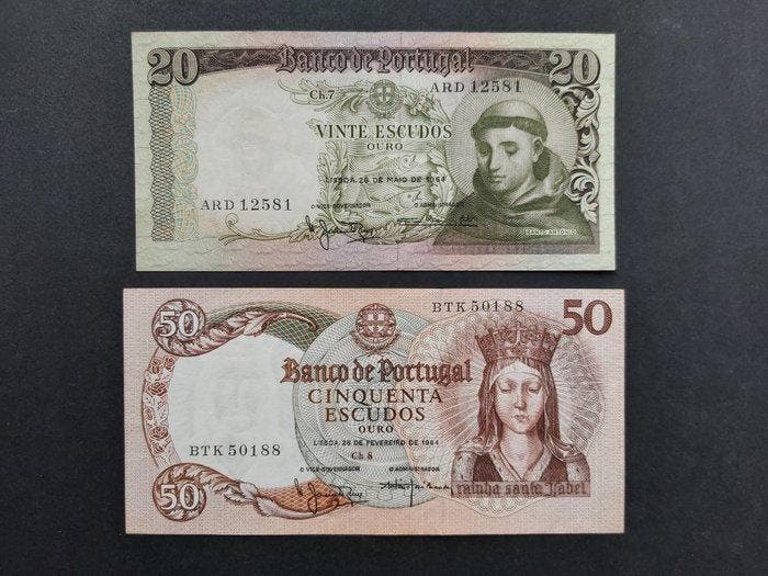 Portugal. - 26 Banknotes - Various Dates (Zonder, Timbres & Monnaies, Billets de banque | Europe | Billets non-euro