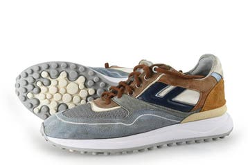Floris van Bommel Sneakers in maat 42½ Blauw, Floris van Bommel, Sneakers, Gedragen, Verzenden
