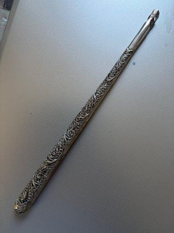 Silver filigree dip pen 84 zolodnik - Stylo, Nieuw