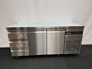 Showroommodel Inomak Koelwerkbank 1/1 GN met 3 lades en 2, Ophalen of Verzenden