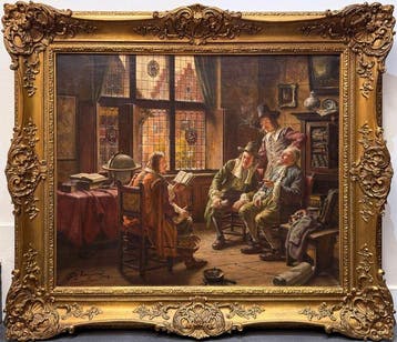 Fritz Wagner (1896-1939) - Joyeuse Compagnie dans un