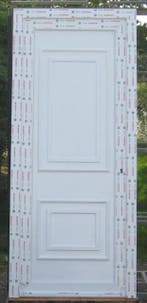 pvc voordeur , buitendeur , deur 97 x 226 wit, Doe-het-zelf en Bouw, Deuren en Vliegenramen, Kunststof, 80 tot 100 cm, 215 cm of meer