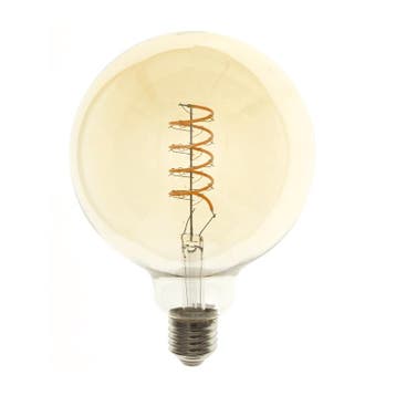 LED FILAMENT E27 GLOBE S DIMBAAR AMBER 4W, Huis en Inrichting, Verzenden, Nieuw